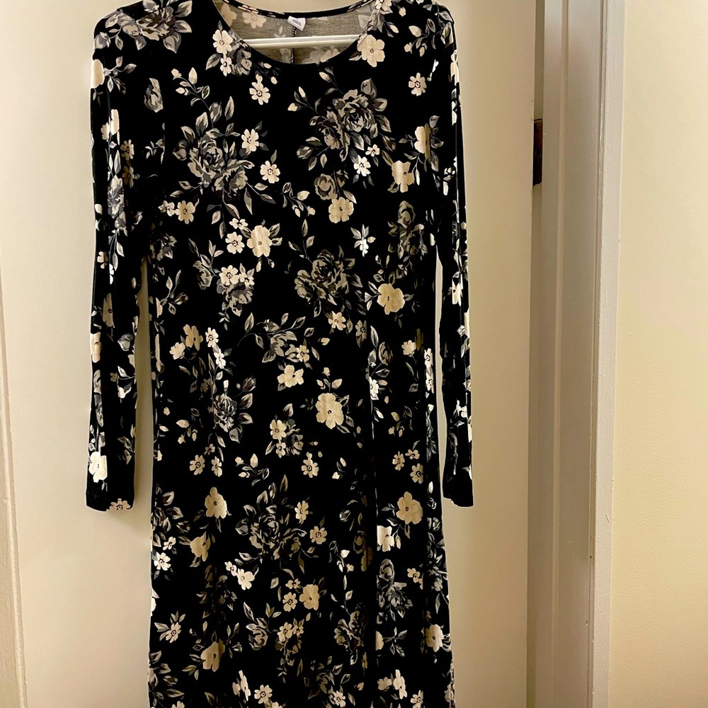 Long Sleeve Floral Dress